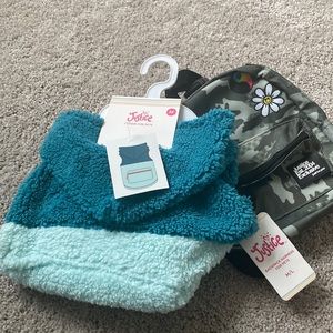 Justice Pet Hoodies and bagpack